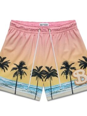 Adult Bucketsquad Sunset Beach Shorts